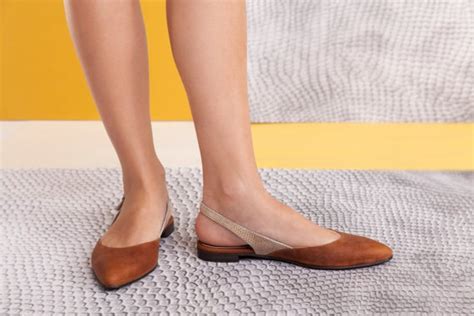 slingback flats closed toe.